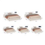 Alfordson Double Bed Frame with Gas Lift Storage