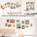 Colorful Maximalist Eclectic Wall Art Prints Set