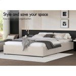 Alfordson Double Bed Frame with Gas Lift Storage