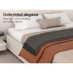 Alfordson Double Bed Frame with Gas Lift Storage