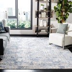 Amelia Modern Abstract Distressed Area Rug, 8' x 10