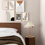 Honeybaby Boho Minimalist Abstract Wall Art Set