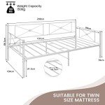 Modern Metal Daybed Frame for Living Room