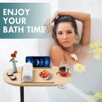 Adjustable C Shaped Swivel Sofa Side Table