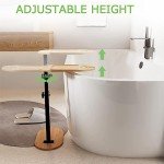 Adjustable C Shaped Swivel Sofa Side Table