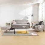 Adair 3-Piece Sofa Set with Armchair & Ottoman