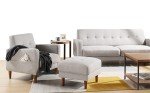 Adair 3-Piece Sofa Set with Armchair & Ottoman
