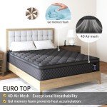 Viscountess Euro Top Medium Firm Hybrid Mattress