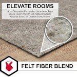 Reversible Gray Felt Under Rug Pad (9' x 12')