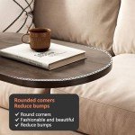 C Shaped Side Table for Small Spaces