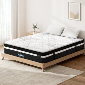 Giselle King Innerspring Mattress with Foam Topper