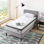 Zinus iCoil Eurotop Single Mattress with Foam