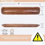 Rustic Hand-Carved Wooden Dough Bowl – 40 Inch