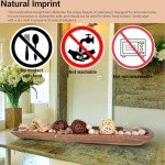 Rustic Hand-Carved Wooden Dough Bowl – 40 Inch