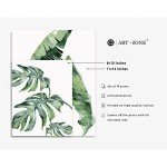 Set of 4 Botanical Leaf Posters for Home Decor