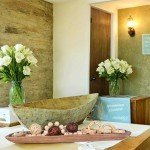 Rustic Hand-Carved Wooden Dough Bowl – 40 Inch