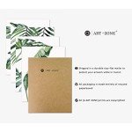 Set of 4 Botanical Leaf Posters for Home Decor