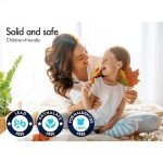 Alfordson Kids Wooden House Bed Frame, White