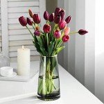 Clear Cylinder Glass Vase for Floral Displays