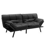Modern 3-Seater Sofa Bed with Adjustable Backrest