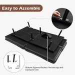 Modern 3-Seater Sofa Bed with Adjustable Backrest