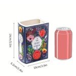 Book-Shaped Ceramic Vase for Home Decor