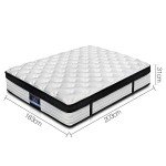 Giselle King Size Foam Mattress with 5-Zone Springs