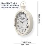 Vintage Oval Wall Clock for Home Decor