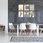 Set of 6 Boho Geometric Wall Posters