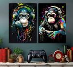 Cool Graffiti Gaming Canvas Wall Art for Rooms
