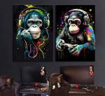 Cool Graffiti Gaming Canvas Wall Art for Rooms