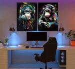 Cool Graffiti Gaming Canvas Wall Art for Rooms