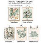 Sage Green Abstract Floral Wall Art Print Set