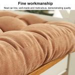 Modern Green Tufted Corduroy Seat Cushion 17x17