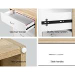 White Tallboy Chest of Drawers with 4 Drawers