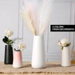 Black Matte Simple Style Vase for Home Decor
