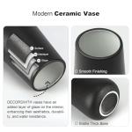 Black Matte Simple Style Vase for Home Decor