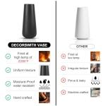 Black Matte Simple Style Vase for Home Decor