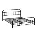 Oikiture Queen Metal Bed Frame with Storage