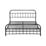 Oikiture Queen Metal Bed Frame with Storage