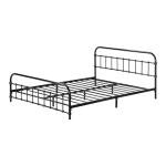 Oikiture Queen Metal Bed Frame with Storage