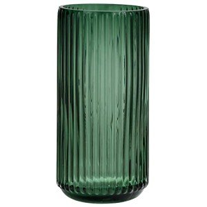 Green Thick Glass Flower Vase for Home Decor