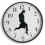 Silly Walks Wall Clock for Fun Decor