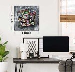 Banksy-Inspired Canvas Wall Art for Bedroom