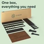 Zinus Kai Queen Bed Frame in Brown