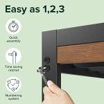 Zinus Kai Queen Bed Frame in Brown