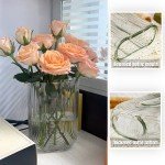 Unique U-Shape Clear Glass Flower Vase
