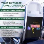 Airplane Tray Table Cover with Pocket Organizer