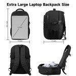 Lapsouno Large Travel Backpack with USB Port