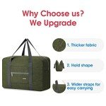 Spirit Airlines Foldable Travel Duffel Bag - Army Green